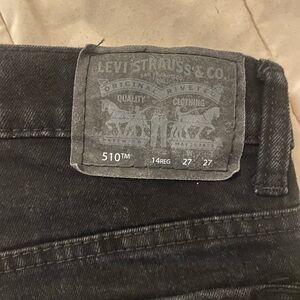 Levi's 510 Black Jeans